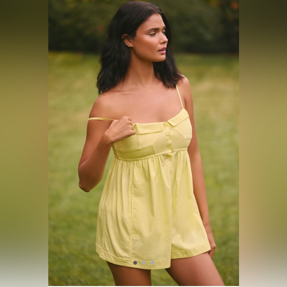 Anthropologie Clean Cut Romper